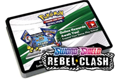 Pokemon - Sword & Shield - Rebel Clash - Code Cards - 36 pk.